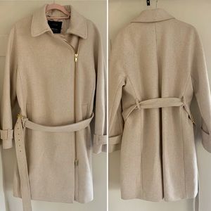 Wool J. Crew Side-Zip Topcoat